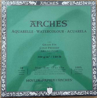 Продам бумагу для акварели из 100% хлопка Arches fin