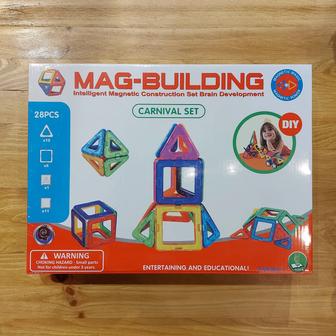 Средний Магнитный Детский конструктор Mag-Building 28 pcs.