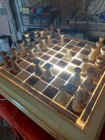 Шахматная доска с освещением