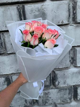 Доставка цветы Кызылорда розы Хризантемы ромашки пионы