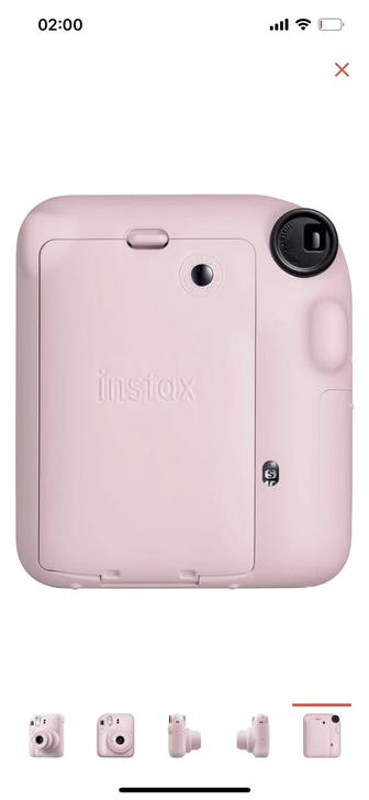 Фотокамера моментальной печати Fujifilm instax mini 12 розовый