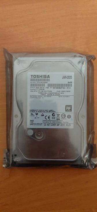 Новый жёсткий диск Toshiba 500 gb