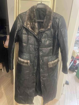 Продам кожаную куртку-дубленку размер 46