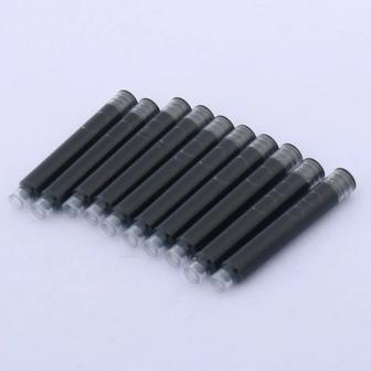 Чернильные картриджи 3,4мм 10 шт для перьевой ручки Чёрный цвет синий