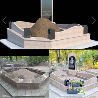 Благоустройство могил, памятники, оградки на кладбище