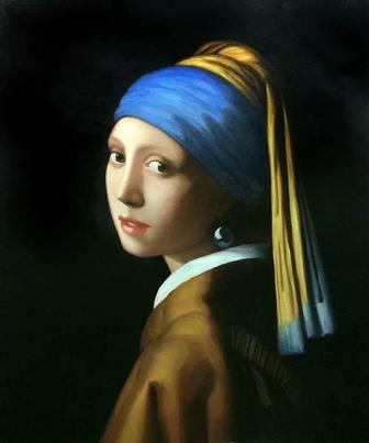 Картина (постер) : “Женщина с жемчужной сережкой”