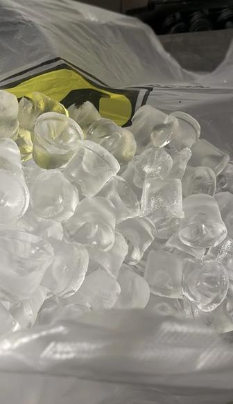 Лед пищевой кубики льда