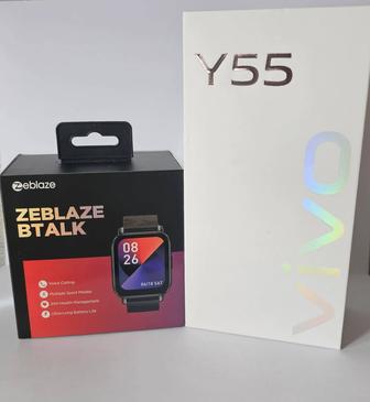 Продам Vivo Y55 и часы Zeblaze Btalk в идеальном состоянии