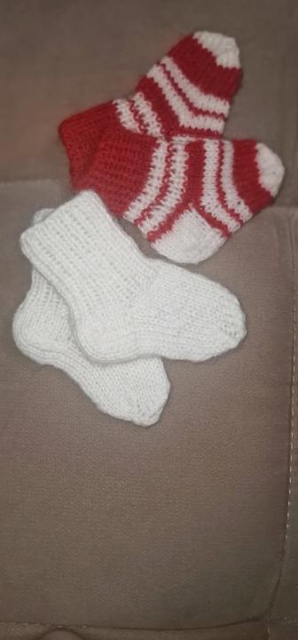 Носочки для новорождённых. Ангора. Тёплые к зиме. Новые. В наличие