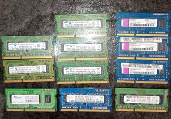 1гб ОЗУ для ноутбуков DDR 3 (1.5v) 10 штук
