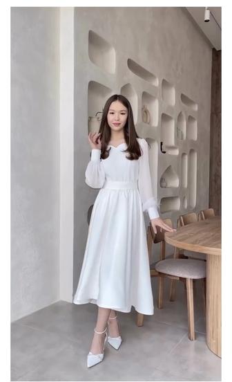 Продам элегантное белое платье