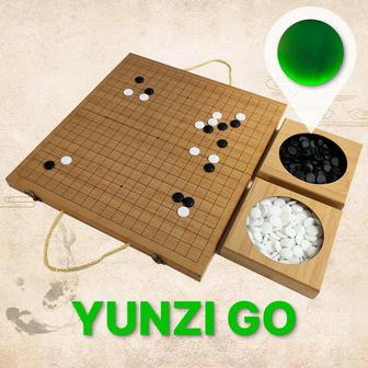 Игра Го Go game доска 19x19 линий 361 камень Yunzi портативная подарочная