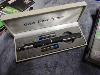 Лазер зеленый указка на батарейках