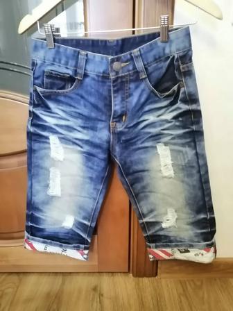 Летние джинсовые шорты мужские