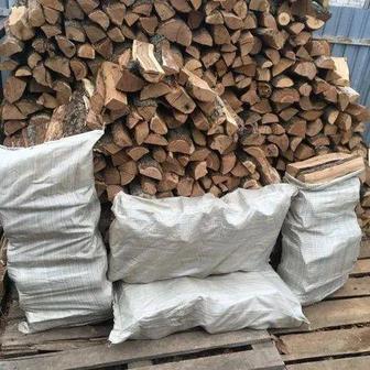 Дрова дрова в мешках доставка