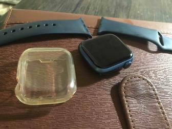 Продам apple watch 7 41mm blue в хорошемсостоянии