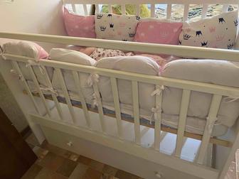Детская кровать манеж