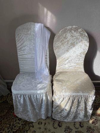 Чехлы для стульев скатерти бантики