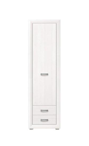 Распашной шкаф Гербор Маркус REG1D2S, 61.5x211.5х38 см, белый