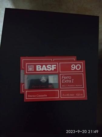 Кассеты аудио ВАSF 90 новые