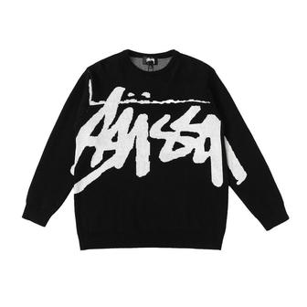 Свитер Stussy Stock Sweater Black, черный