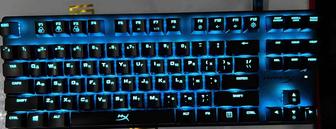 продам игровую клавиатуру HyperX Alloy Origins (blue switch)