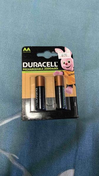 Аккумуляторные/перезаряжаемые батарейки Duracell (durasell)