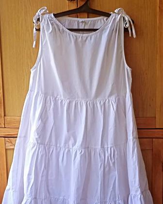 Новое белое платье в корейском стиле.