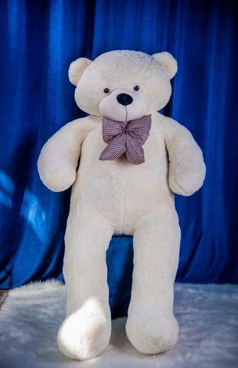 Мягкая игрушка Медведь, высота 200 см, белый