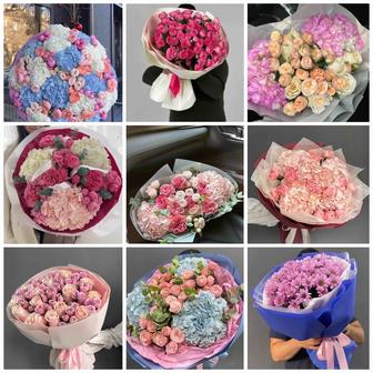 Букеты цветов разных видов