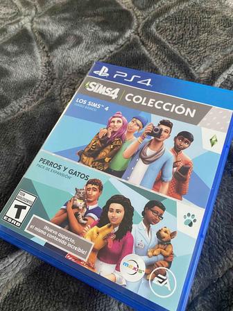 Игра на Диске The Sims 4 вместе Cats and Dogs для PlayStation 4.