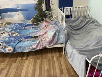 Кровати детские IKEA белые с матрасами