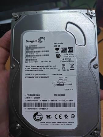 Продам жесткий диск 500Gb