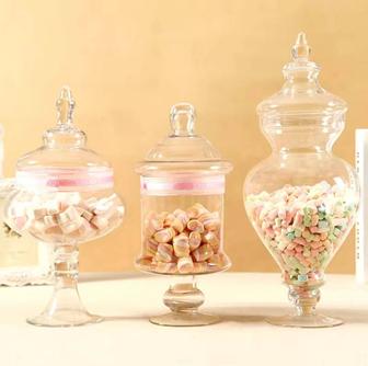Стеклянные вазы для десертов