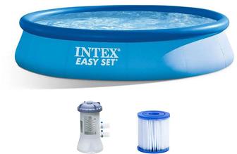 Надувной бассейн для детей и взрослых торговой марки 28122 INTEX серии Easy