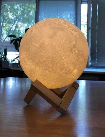 Колонка светильник луна Moon Loop с подставкой. Колонки Светильники