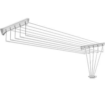 Сушилка для белья настенно-потолочная СНП 1.8, рабочая длина 9 м,белый