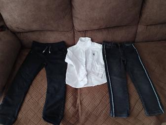 Рубашка и джинсы, состояние отличное