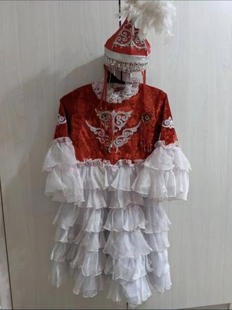 Казахские национальные платья и костюмы детские на прокат