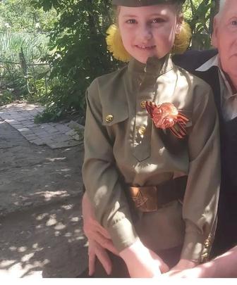 Военный костюм на девочку 5-6 лет