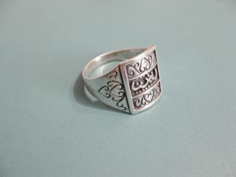 Кольцо (серебро) с арабской надписью.