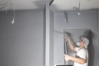 Безвоздушное покраска стен