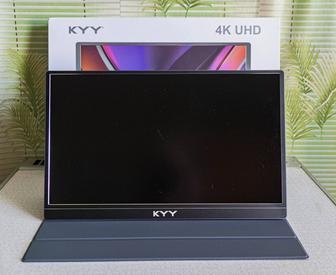 Портативный монитор 4К-KYY 15,6- дюймовый UHD с разрешением 3840 х 2160