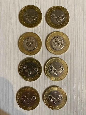 Коллекционные монеты (100 тенге)