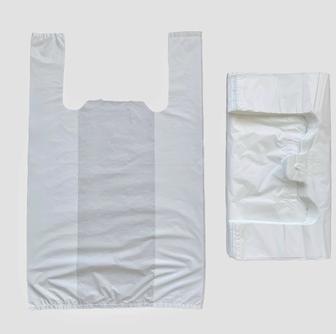 Полиэтиленовые пакеты Майка белые и черные, оптом и в розницу 300х500 мм