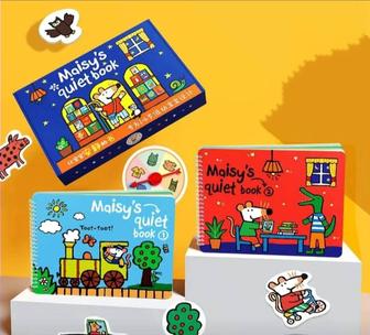 Многоразовые развивающие книжки для детей от1 до 6 лет. В наборе 2 книжки 1