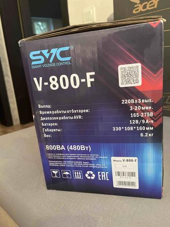 Стабилизатор Источник бесперебойного питания SVC V-800-F