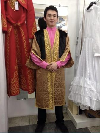 Казахский мужской чапан борік рубашка брюки и пояс