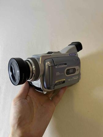 SONY DCR-TRV75E, camcorder, miniDV, CCD, fisheye lens, АКБ 2x, easycap