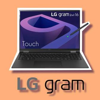 Шикарный мощный ноутбук LG Gram 2 in 1 Touch 360 FHD+ i7 11 16GB 1119 грамм